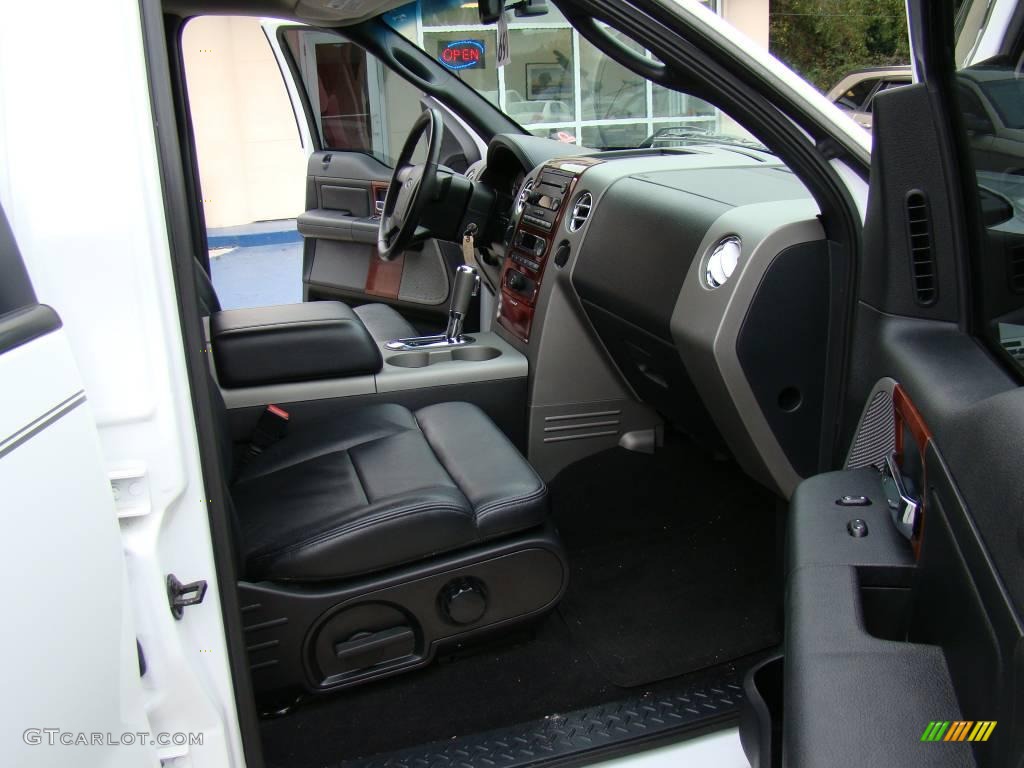 2006 F150 Lariat SuperCrew 4x4 - Oxford White / Black photo #12