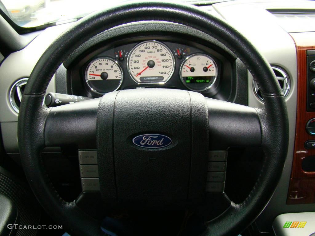 2006 F150 Lariat SuperCrew 4x4 - Oxford White / Black photo #20