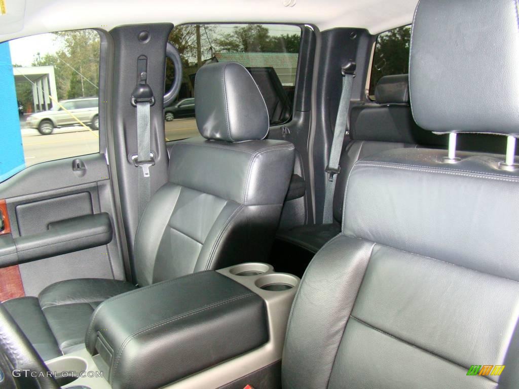2006 F150 Lariat SuperCrew 4x4 - Oxford White / Black photo #27