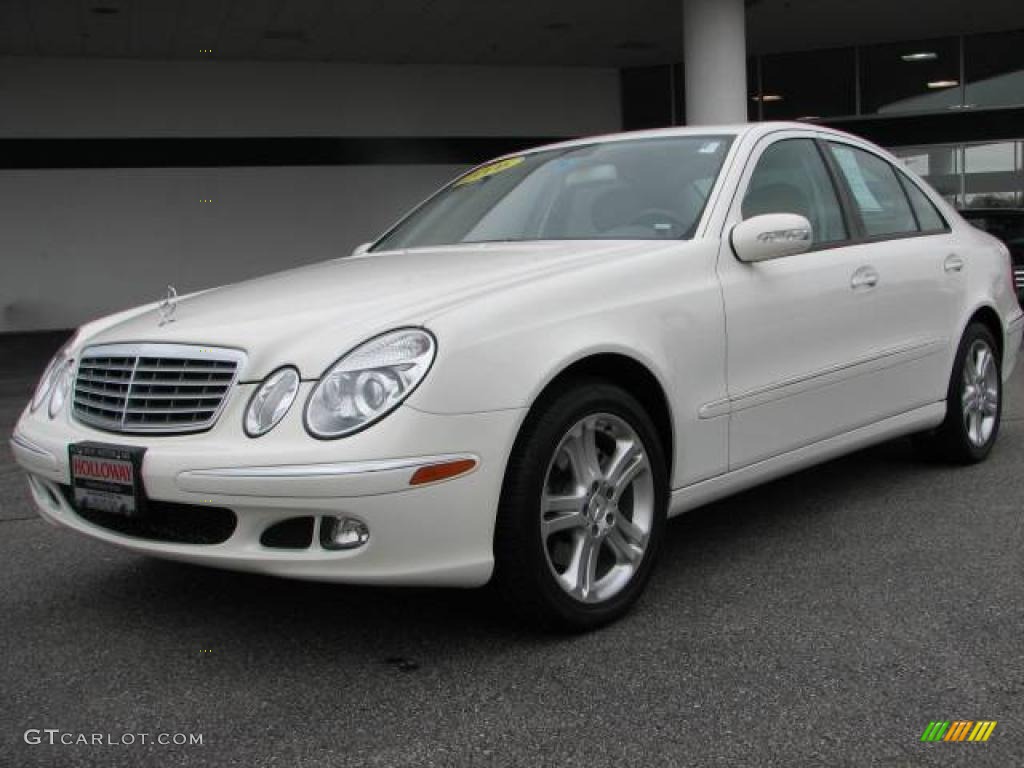 2006 E 350 4Matic Sedan - Alabaster White / Ash photo #1