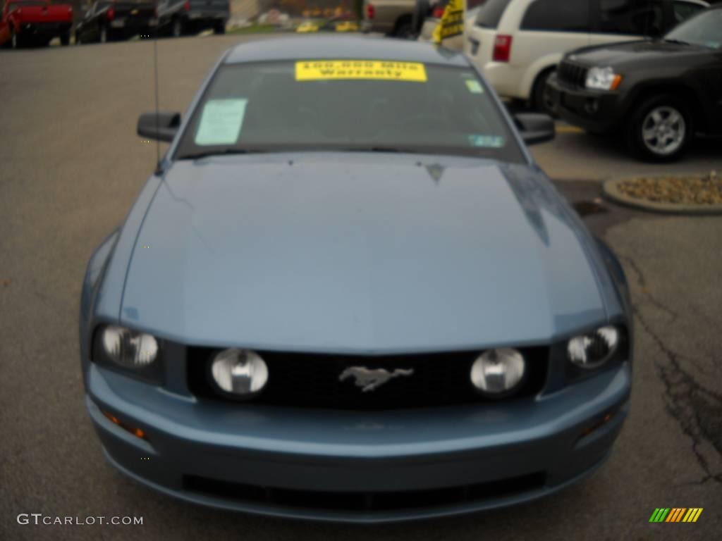 2007 Mustang GT Premium Coupe - Windveil Blue Metallic / Dark Charcoal photo #19