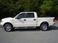 2007 White Sand Tri-Coat Ford F150 Lariat SuperCrew 4x4  photo #8