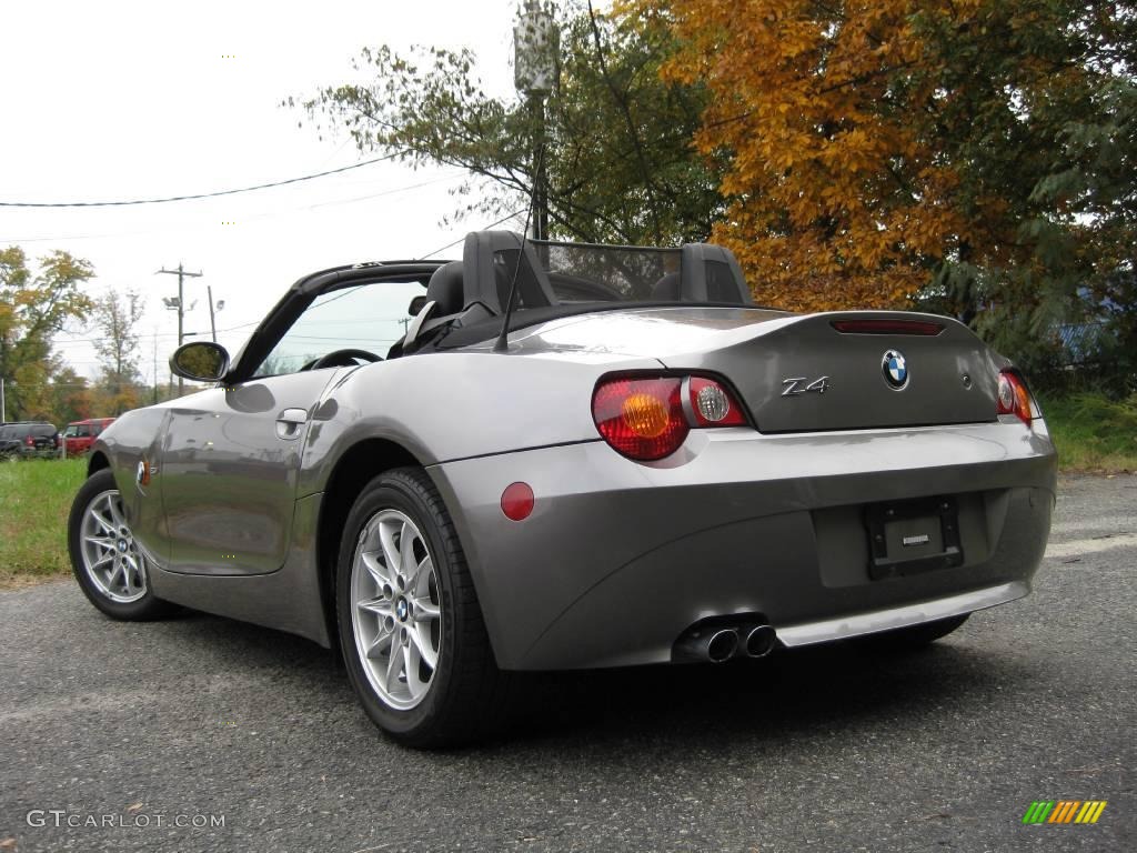 2003 Z4 2.5i Roadster - Sterling Grey Metallic / Black photo #6