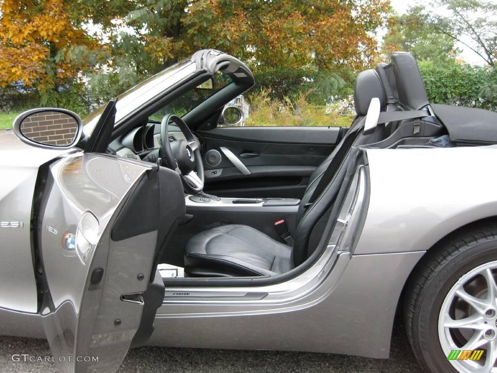 2003 Z4 2.5i Roadster - Sterling Grey Metallic / Black photo #14