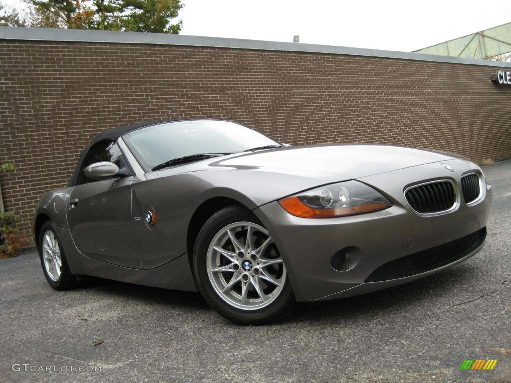 2003 Z4 2.5i Roadster - Sterling Grey Metallic / Black photo #24