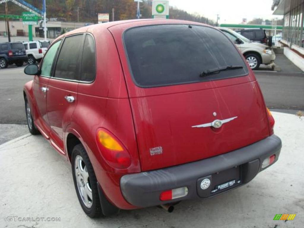 2001 PT Cruiser  - Inferno Red Pearl / Taupe/Pearl Beige photo #2