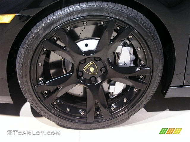 2007 Gallardo Nera E-Gear - Black / Black photo #16