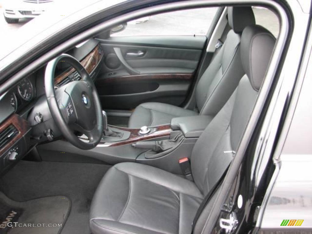 2006 3 Series 330xi Sedan - Black Sapphire Metallic / Black photo #9