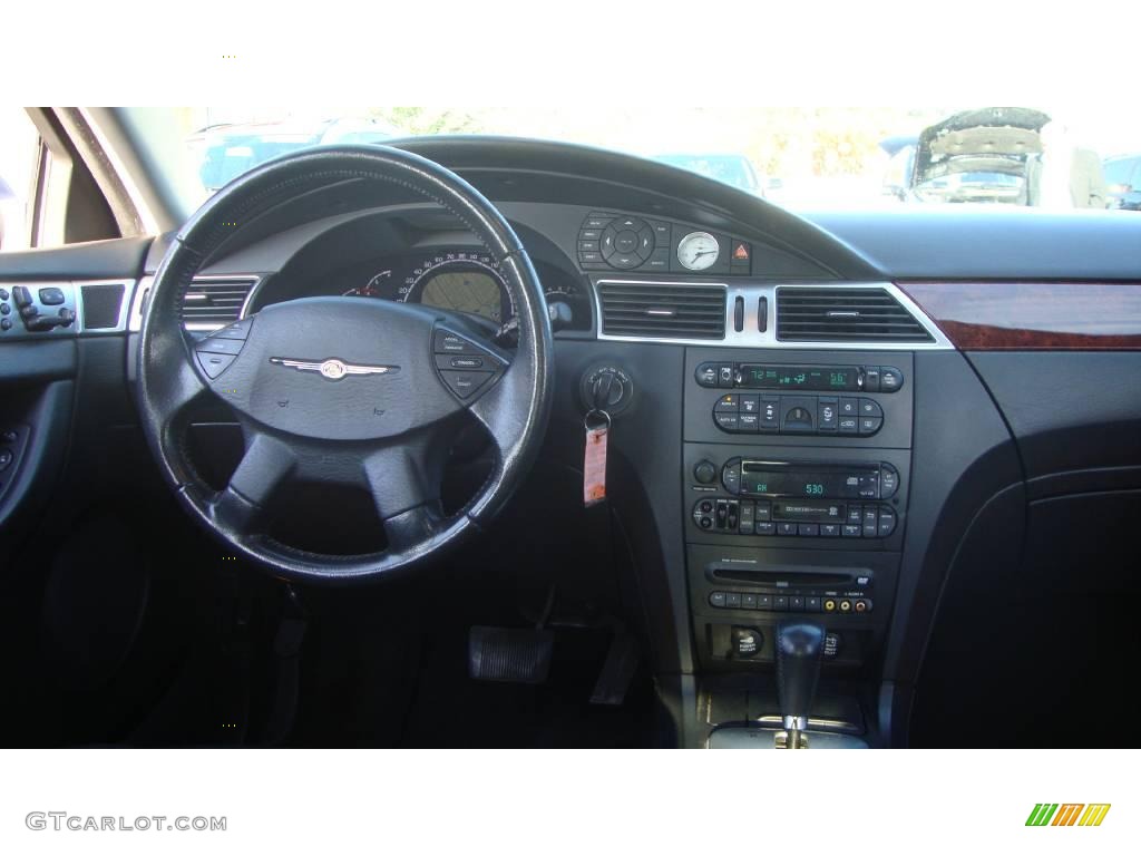 2004 Pacifica AWD - Brilliant Black Crystal Pearl / Dark Slate Gray photo #16