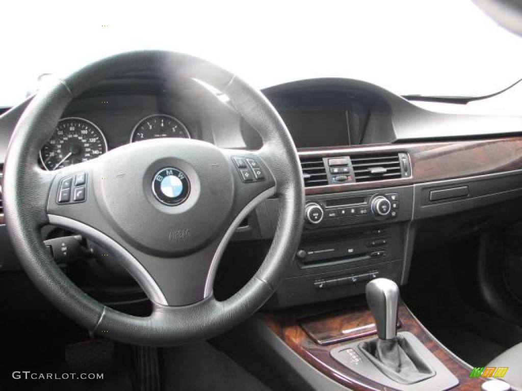 2007 3 Series 328xi Sedan - Sparkling Graphite Metallic / Black photo #7