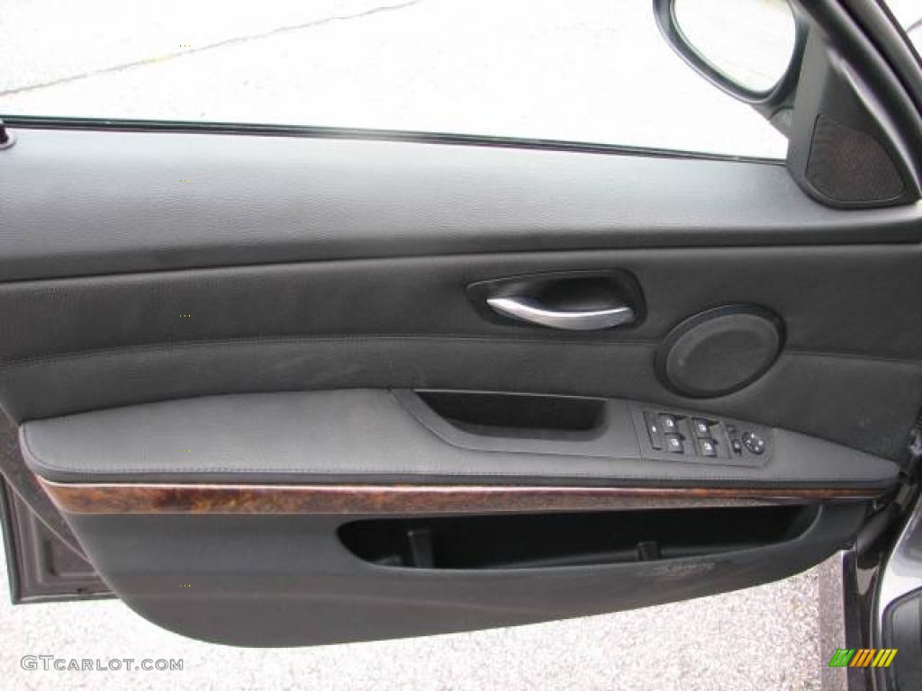 2007 3 Series 328xi Sedan - Sparkling Graphite Metallic / Black photo #8