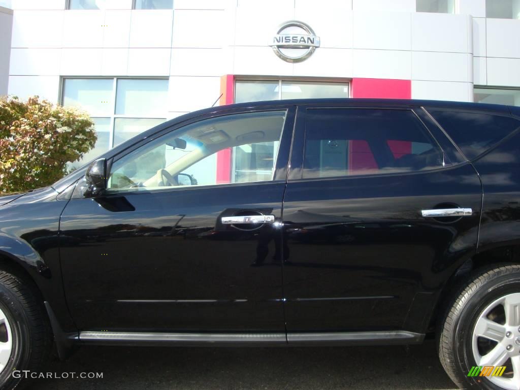 2006 Murano S AWD - Super Black / Cafe Latte photo #19