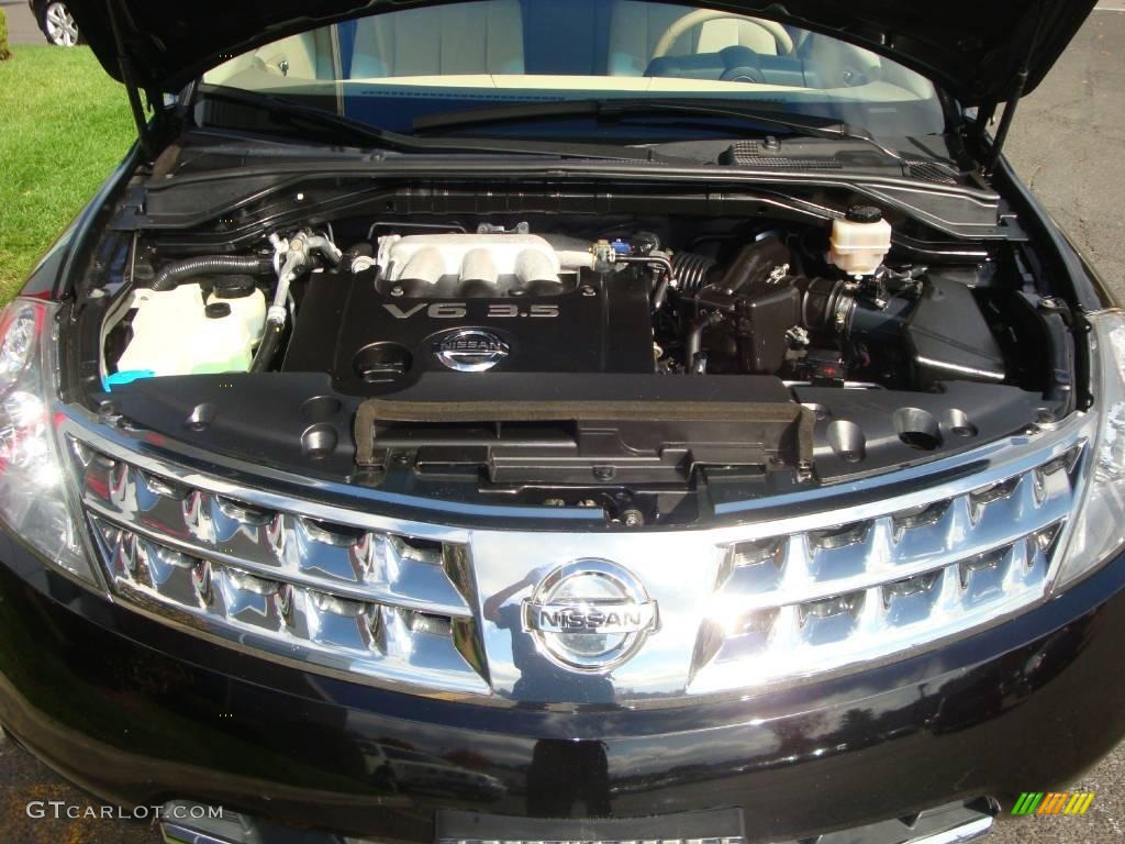 2006 Murano S AWD - Super Black / Cafe Latte photo #29
