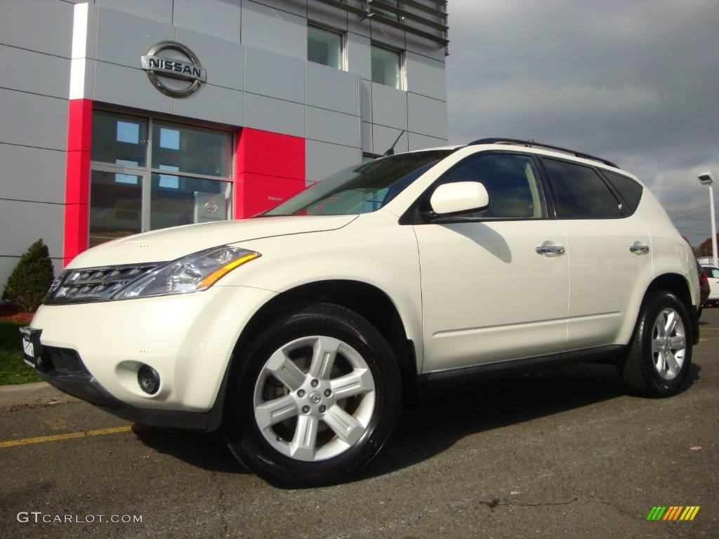 2006 Murano S AWD - Glacier Pearl / Cafe Latte photo #4