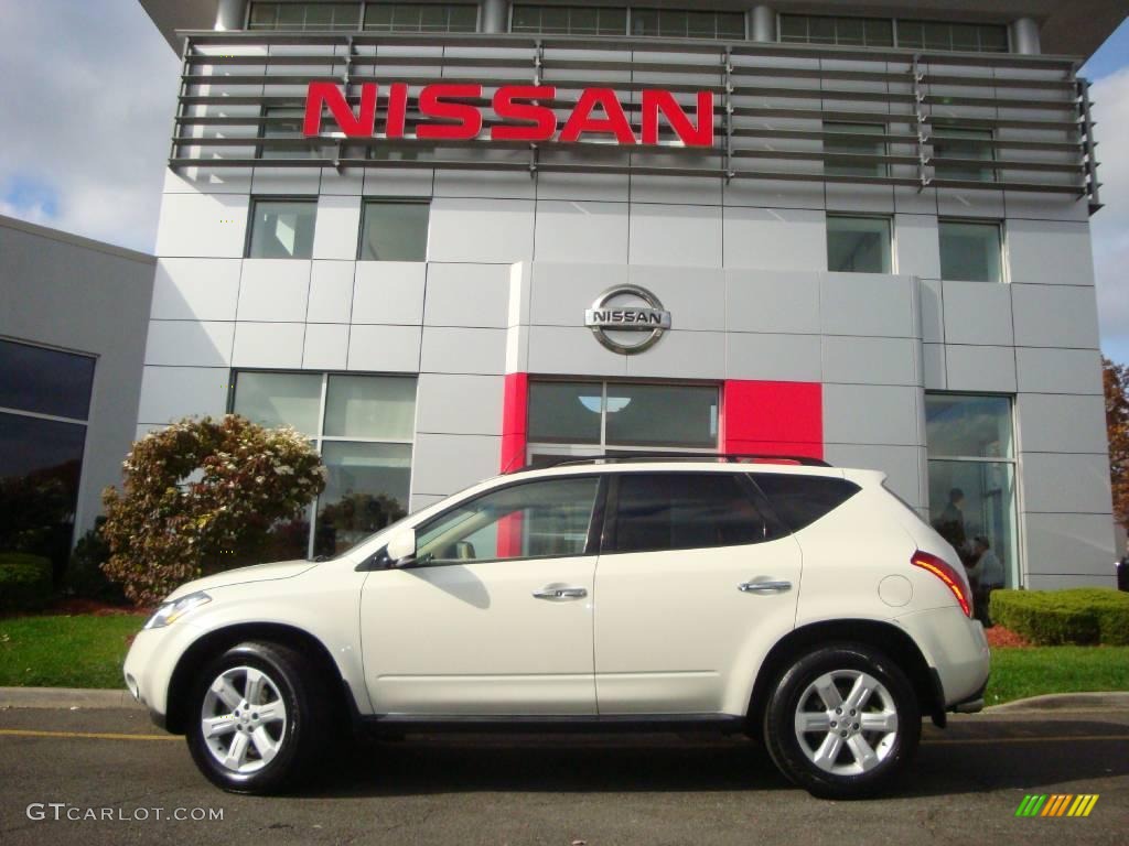 2006 Murano S AWD - Glacier Pearl / Cafe Latte photo #6