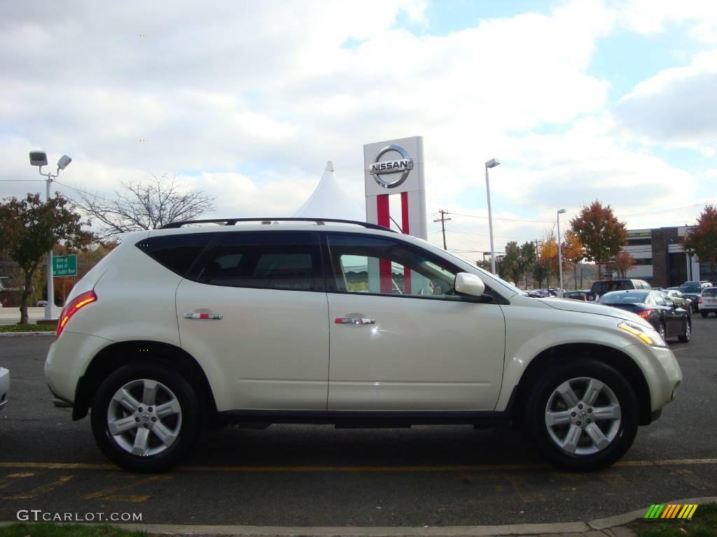 2006 Murano S AWD - Glacier Pearl / Cafe Latte photo #12