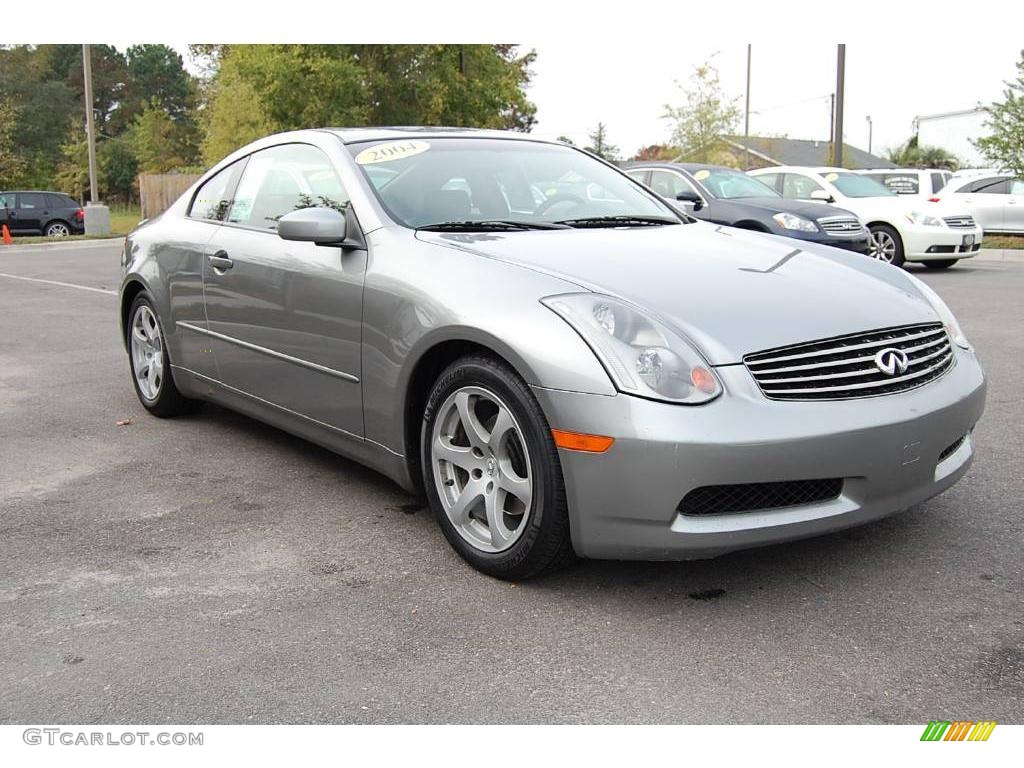 2004 G 35 Coupe - Diamond Graphite Gray Metallic / Graphite photo #1