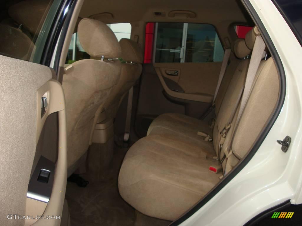 2006 Murano S AWD - Glacier Pearl / Cafe Latte photo #39