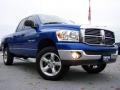 2007 Electric Blue Pearl Dodge Ram 1500 Big Horn Edition Quad Cab 4x4  photo #1