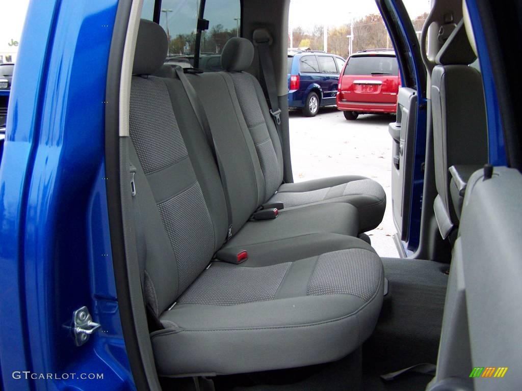 2007 Ram 1500 Big Horn Edition Quad Cab 4x4 - Electric Blue Pearl / Medium Slate Gray photo #12
