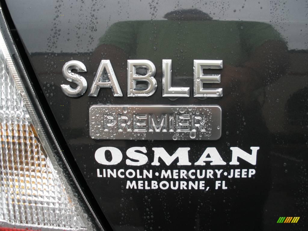 2008 Sable Premier Sedan - Alloy Grey Metallic / Charcoal Black photo #10
