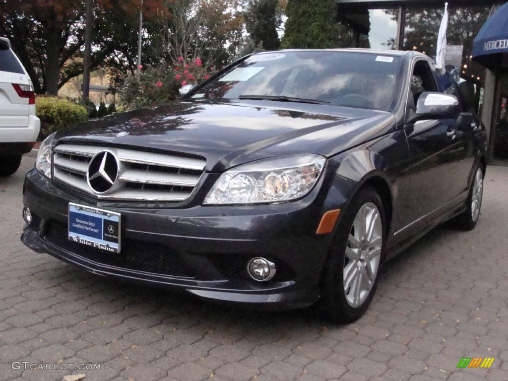 2008 C 300 4Matic Sport - Steel Grey Metallic / Black photo #1