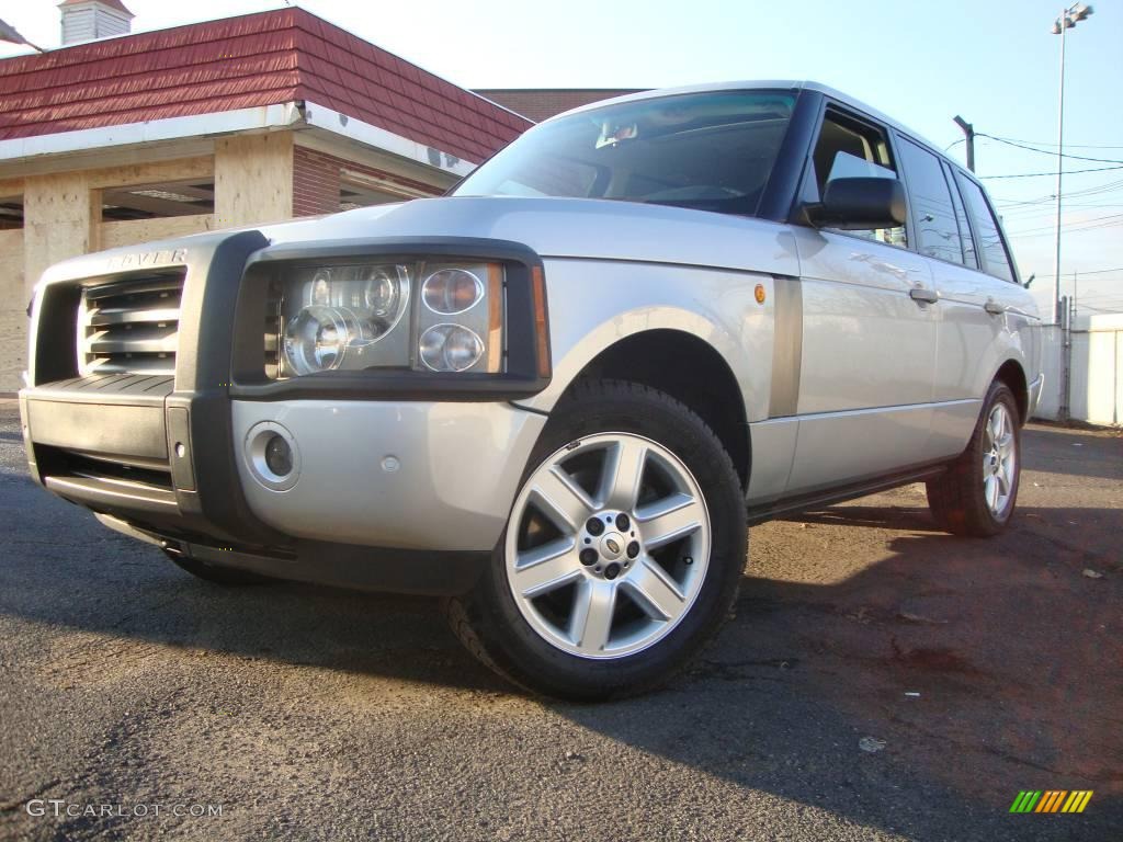 2003 Range Rover HSE - Zambezi Silver Metallic / Charcoal/Jet Black photo #1