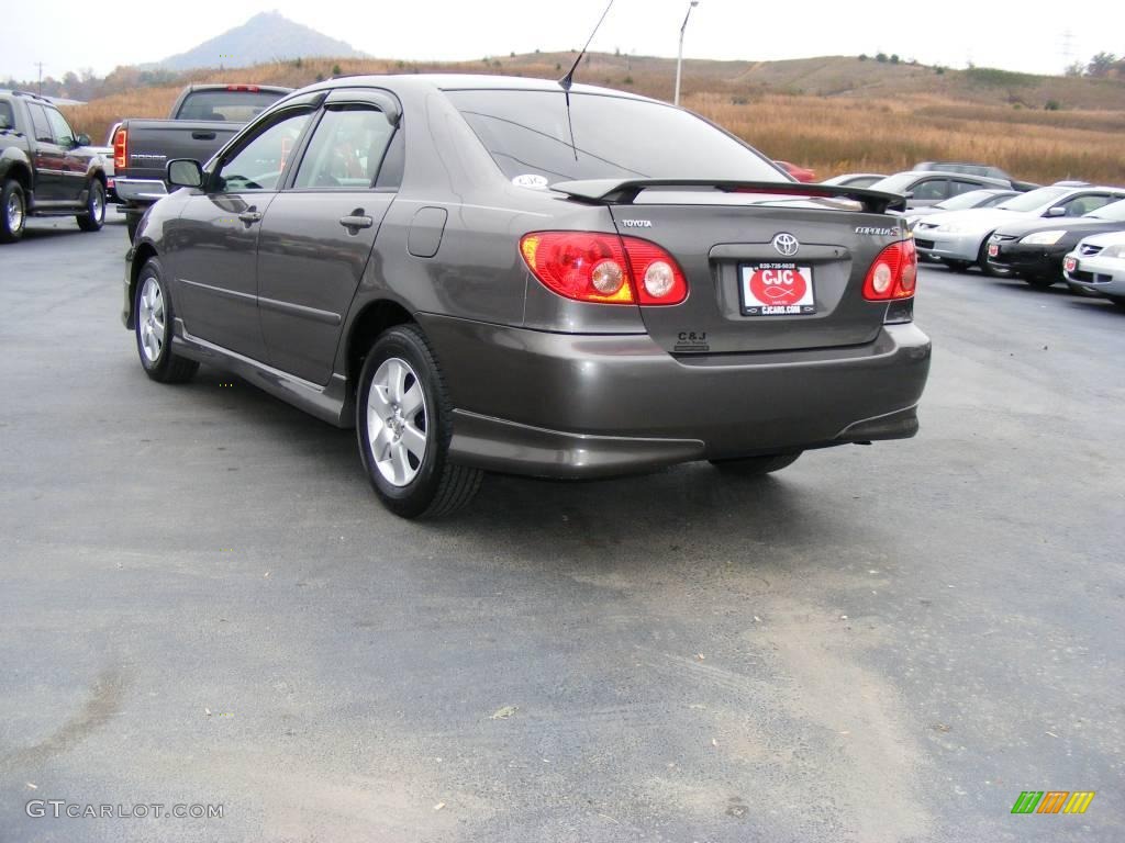 2007 Corolla S - Phantom Gray Pearl / Dark Charcoal photo #5