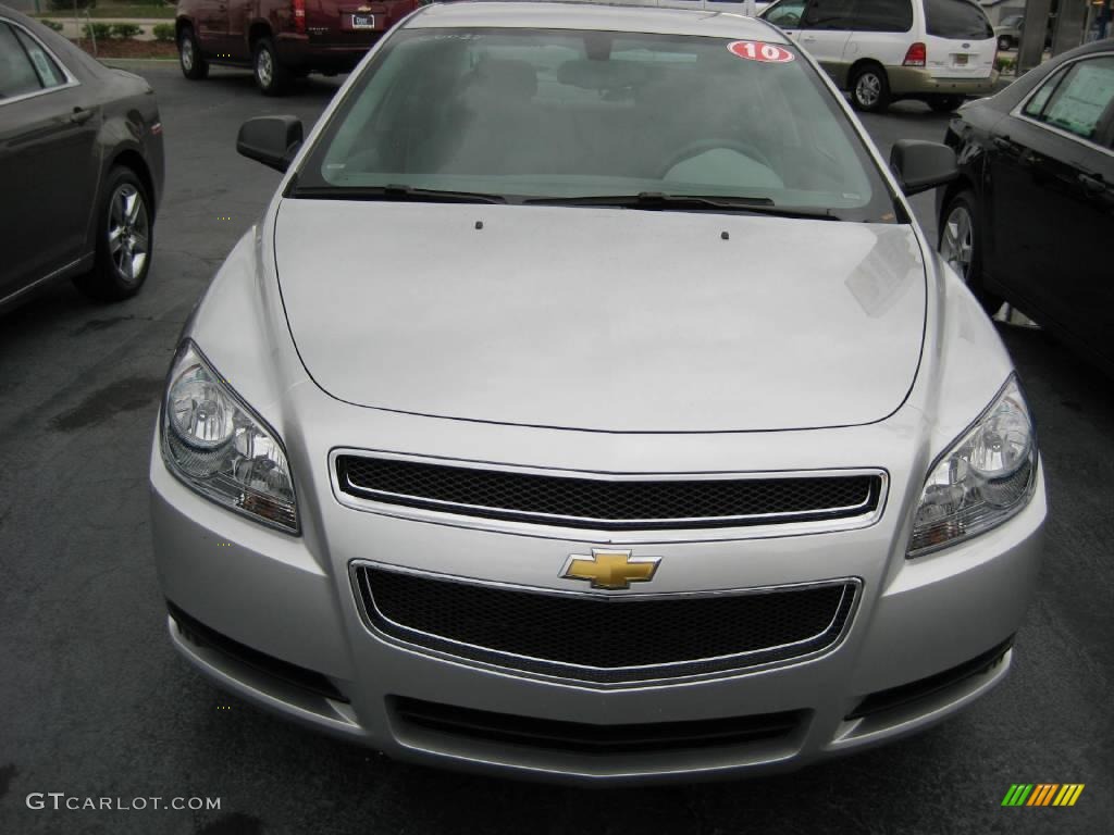 2010 Malibu LS Sedan - Silver Ice Metallic / Titanium photo #2