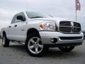 2008 Bright White Dodge Ram 1500 SLT Quad Cab 4x4  photo #1