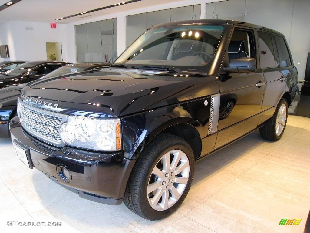 2006 Range Rover Supercharged - Buckingham Blue Metallic / Navy/Parchment photo #3