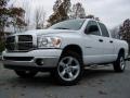 2008 Bright White Dodge Ram 1500 SLT Quad Cab 4x4  photo #5