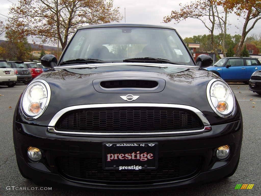 2009 Cooper S Hardtop - Midnight Black / Black/Grey photo #15