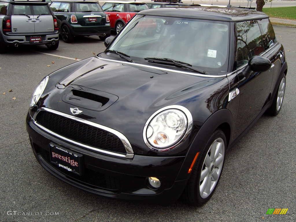 2009 Cooper S Hardtop - Midnight Black / Black/Grey photo #16