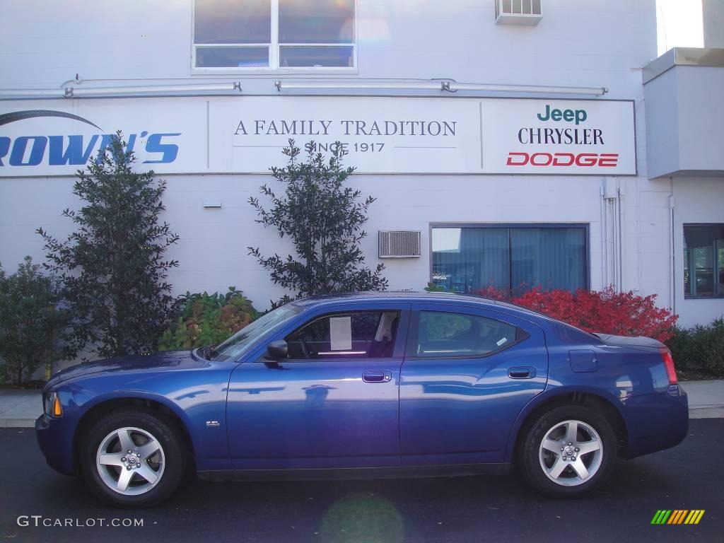 Deep Water Blue Pearl Dodge Charger