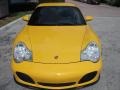2002 Speed Yellow Porsche 911 Turbo Coupe  photo #4