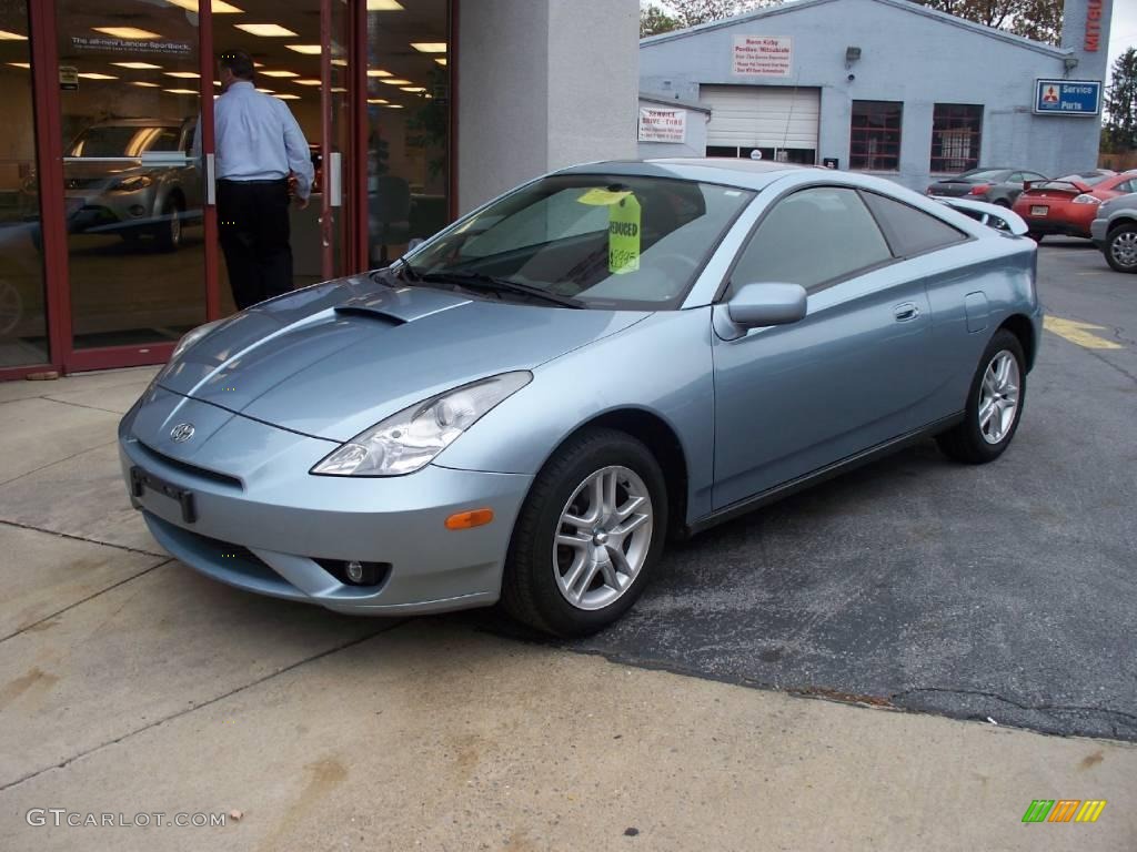 2004 Celica GT - Zephyr Blue Metallic / Black photo #2