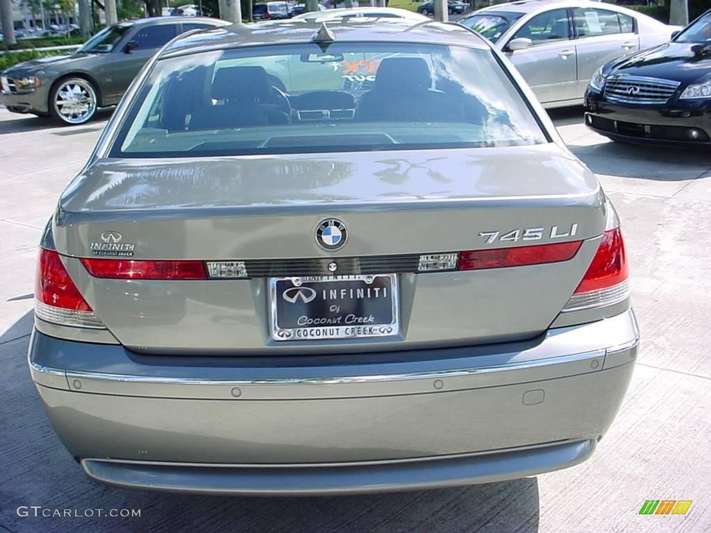 2005 7 Series 745Li Sedan - Sterling Grey Metallic / Basalt Grey/Flannel Grey photo #4