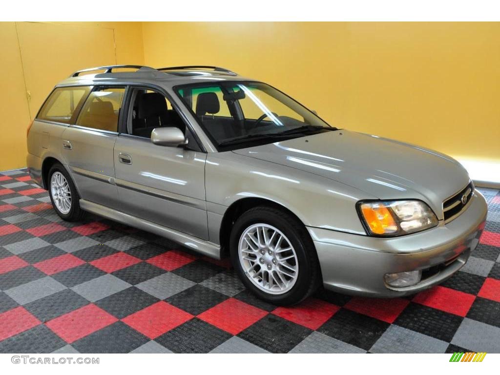 2002 Legacy GT Wagon - Titanium Pearl / Dark Gray photo #1