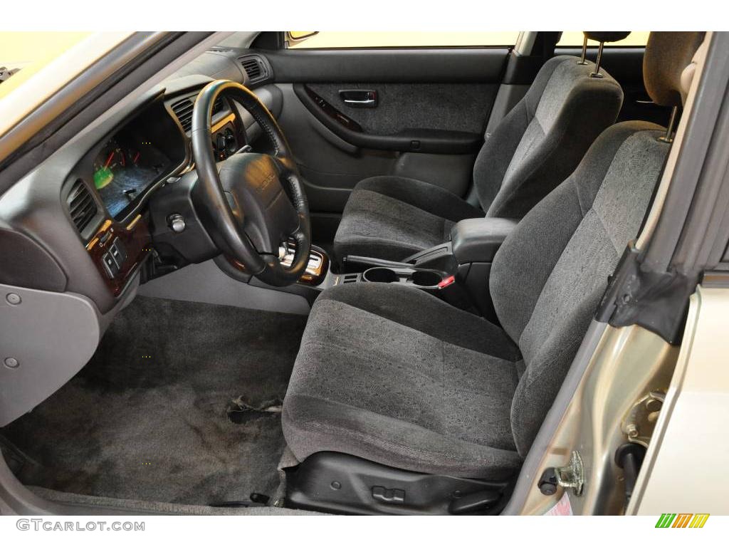 2002 Legacy GT Wagon - Titanium Pearl / Dark Gray photo #12