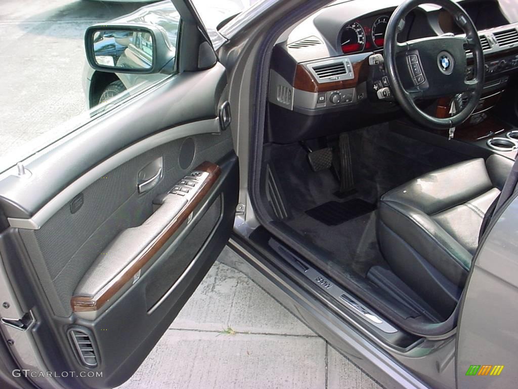 2005 7 Series 745Li Sedan - Sterling Grey Metallic / Basalt Grey/Flannel Grey photo #16
