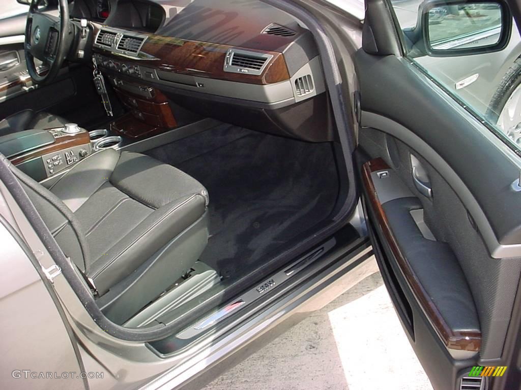 2005 7 Series 745Li Sedan - Sterling Grey Metallic / Basalt Grey/Flannel Grey photo #18