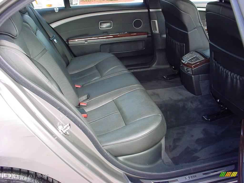 2005 7 Series 745Li Sedan - Sterling Grey Metallic / Basalt Grey/Flannel Grey photo #21