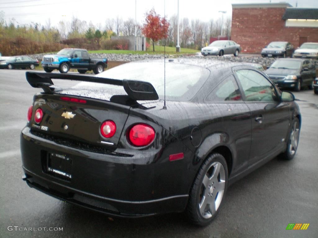 2006 Cobalt SS Supercharged Coupe - Black / Ebony/Red photo #5