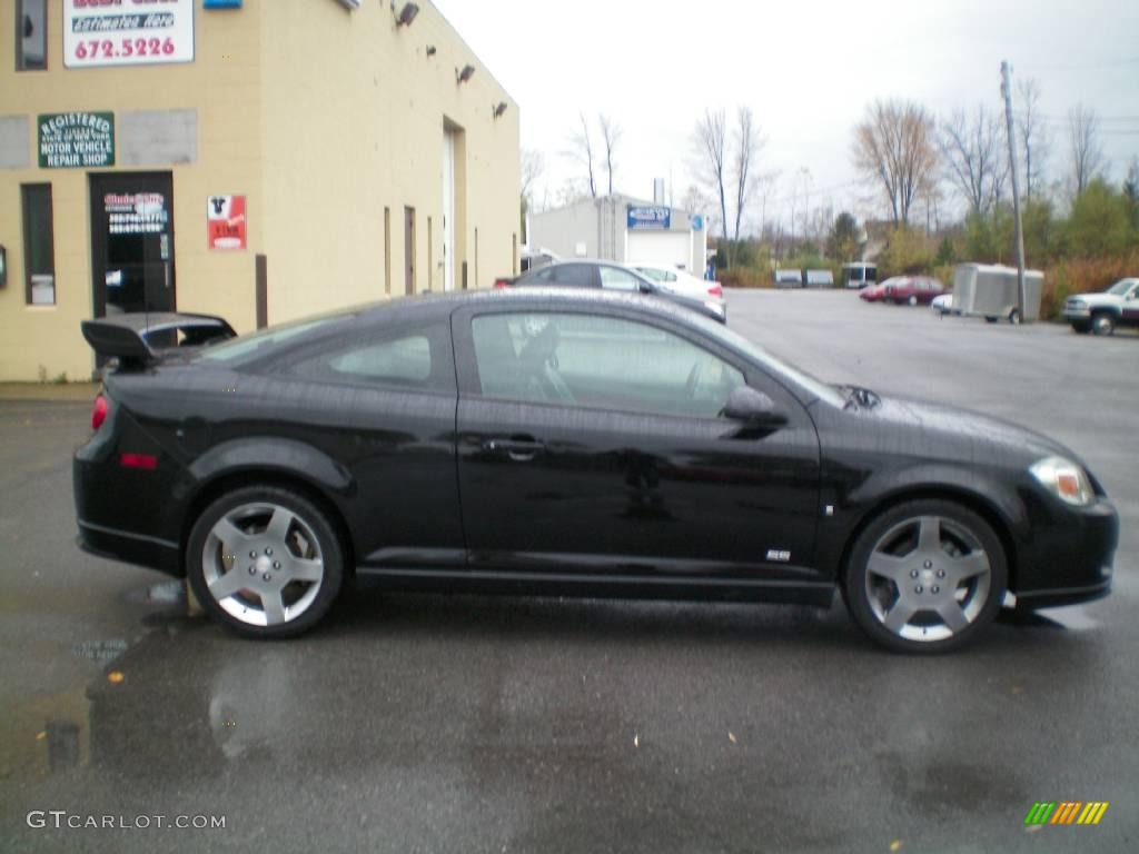 2006 Cobalt SS Supercharged Coupe - Black / Ebony/Red photo #6
