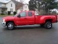 Victory Red - Silverado 3500HD LT Extended Cab 4x4 Dually Photo No. 2