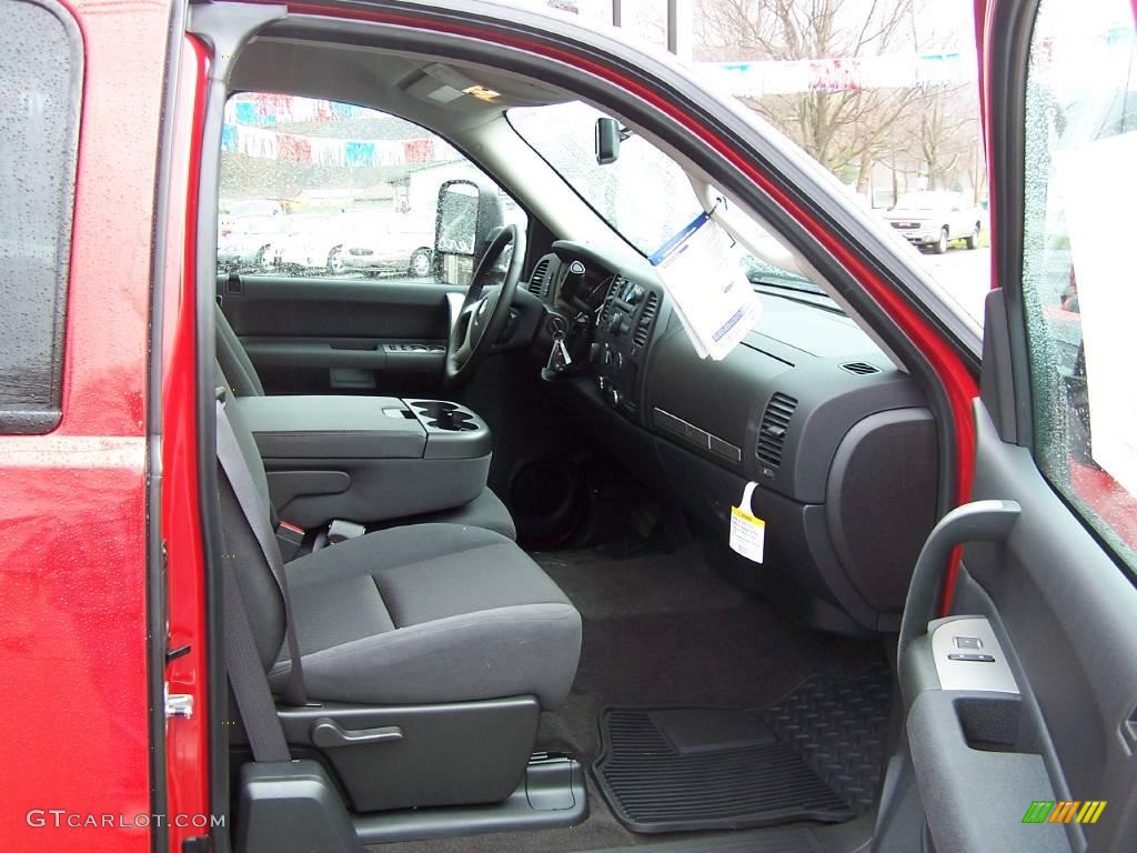 2009 Silverado 3500HD LT Extended Cab 4x4 Dually - Victory Red / Ebony photo #17