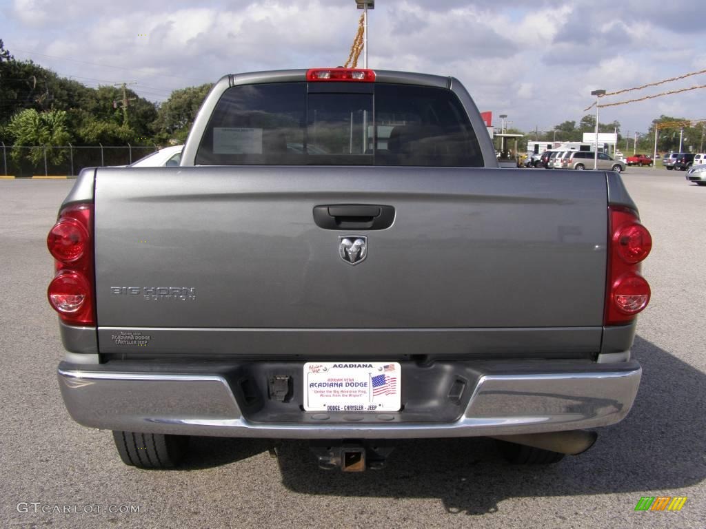 2007 Ram 2500 Big Horn Edition Quad Cab - Mineral Gray Metallic / Medium Slate Gray photo #4