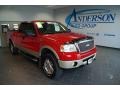 Bright Red - F150 Lariat SuperCab 4x4 Photo No. 1