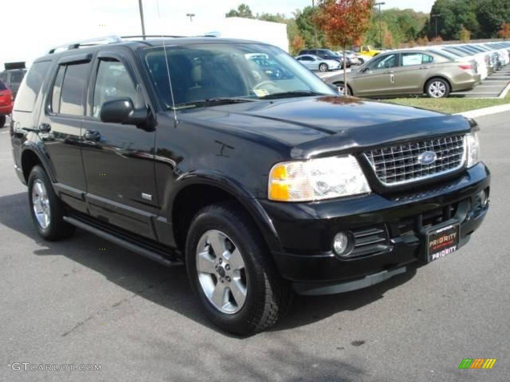 2003 Explorer Limited - Black / Medium Parchment Beige photo #7